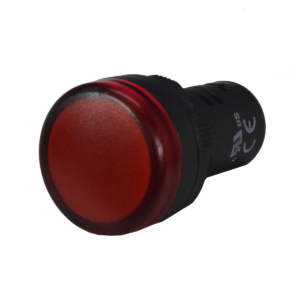 Piloto LED CHINT ND16-22DS/4C – ø 22 mm, 220 VAC, rojo, IP54