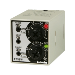 Temporizador análogo doble al trabajo Autonics serie ATS8W