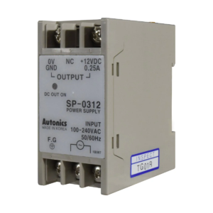 Fuente conmutada Autonics serie SP – 3 W, 12 o 24 VDC, riel DIN