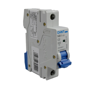 Breaker riel DIN CHINT serie NB1 6 kA – 1 a 3 polos, curva C