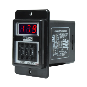 Temporizador digital al trabajo EBCHQ serie ASY-3D – selección por interruptor de rueda