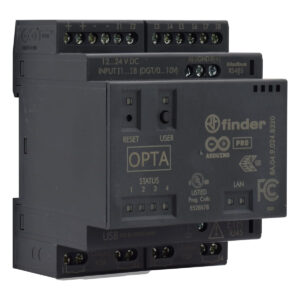 Relé programable Finder serie OPTA – 1 MB de programa, lenguajes IEC 61131-3
