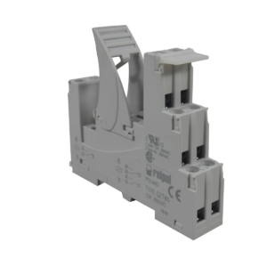 Base para mini relevos de 8 pines Relpol serie GZT80 – riel DIN, 12 A