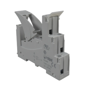 Base para mini relevos de 5 pines Relpol serie GZT92 – riel DIN, 12 A